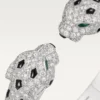 Bracciale Panthere De Cartier, articolato, con pavé
