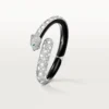 Bracciale Panthere De Cartier, laccato nero, pavé