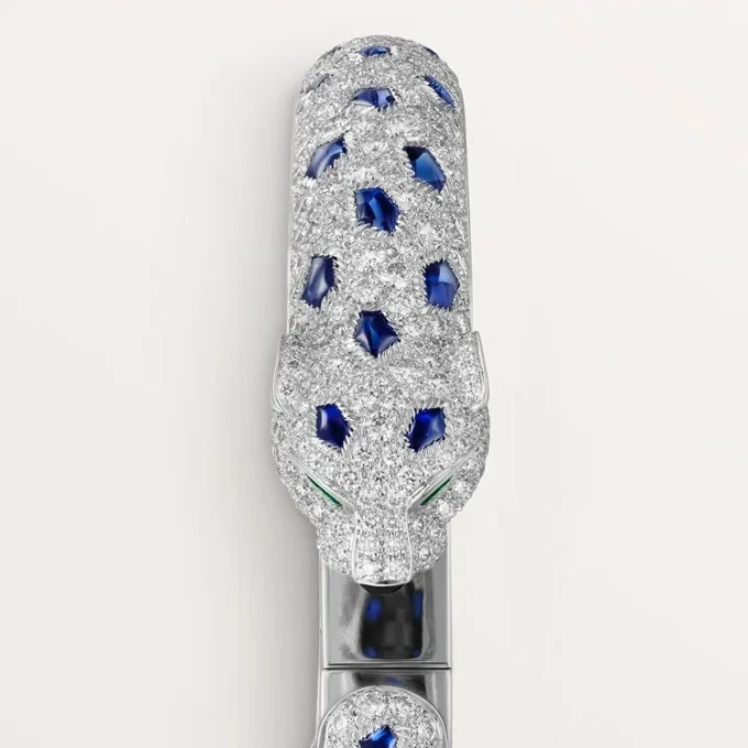 Bracciale Panthere De Cartier, modello medio, pavé