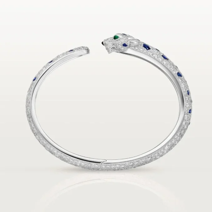 Bracciale Panthere De Cartier, modello medio, pavé