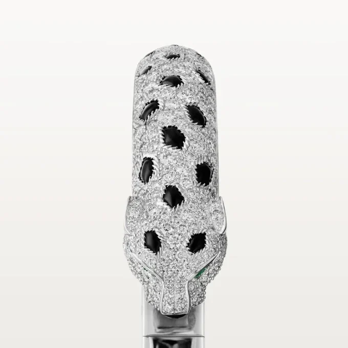 Bracciale Panthere De Cartier, modello medio, pavé