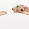 Bracciale Panthere De Cartier, modello medio, semi-pavé