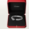 Bracciale Panthere De Cartier, modello medio, semi-pavé