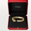 Bracciale Panthere De Cartier, modello medio, semi-pavé