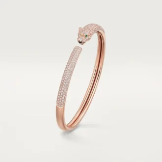 Bracciale Panthere De Cartier, modello piccolo, pavé
