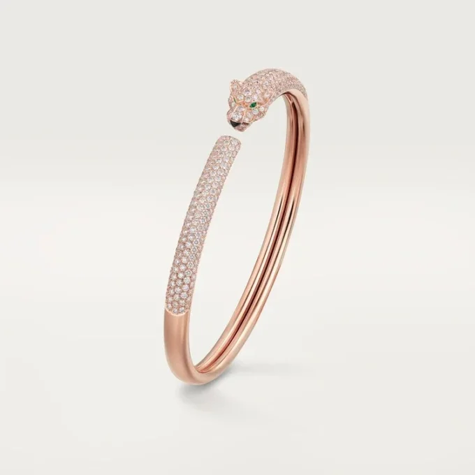 Bracciale Panthere De Cartier, modello piccolo, pavé