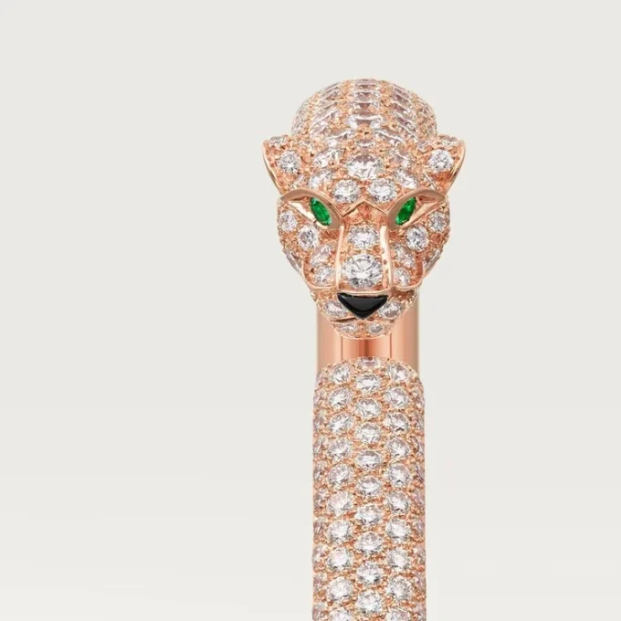Bracciale Panthere De Cartier, modello piccolo, pavé