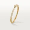 Bracciale Panthere De Cartier, modello piccolo, semi-pavé