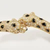 Bracciale Panthere De Cartier, modello piccolo, semi-pavé