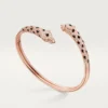 Bracciale Panthere De Cartier, modello piccolo, semi-pavé