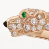 Bracciale Panthere De Cartier, modello piccolo, semi-pavé