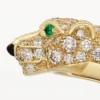 Bracciale Panthere De Cartier, modello piccolo, semi-pavé
