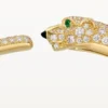 Bracciale Panthere De Cartier, modello piccolo, semi-pavé
