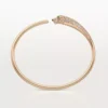Bracciale Panthere De Cartier, modello piccolo, semi-pavé