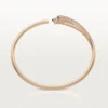 Bracciale Panthere De Cartier, modello piccolo, semi-pavé