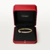 Bracciale Panthere De Cartier, modello piccolo, semi-pavé