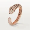 Bracciale Panthere De Cartier, ossidiana, pavé