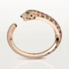 Bracciale Panthere De Cartier, ossidiana, pavé