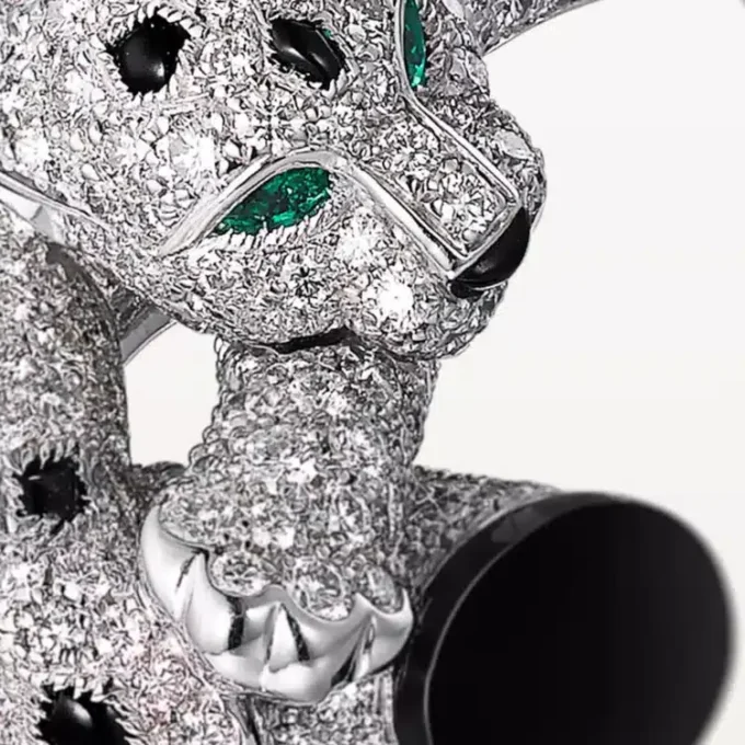 Bracciale Panthere De Cartier, pavé