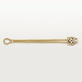 Bracciale Panthere De Cartier, su catena, diamanti