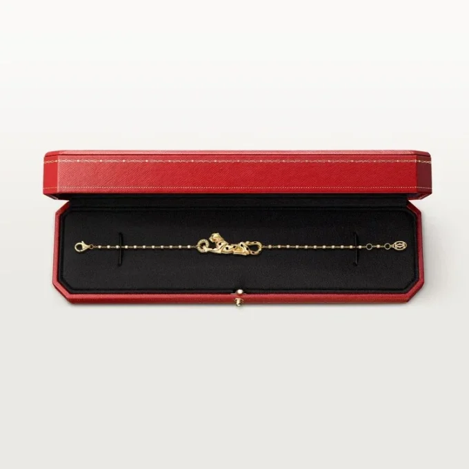 Bracciale Panthere De Cartier, su catena, diamanti