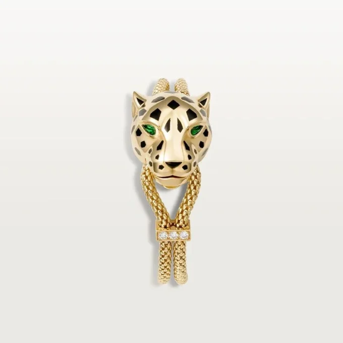 Bracciale Panthere De Cartier, su catena, diamanti