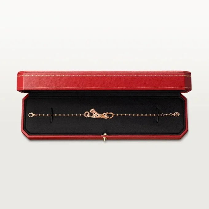 Bracciale Panthere De Cartier, su catena, diamanti