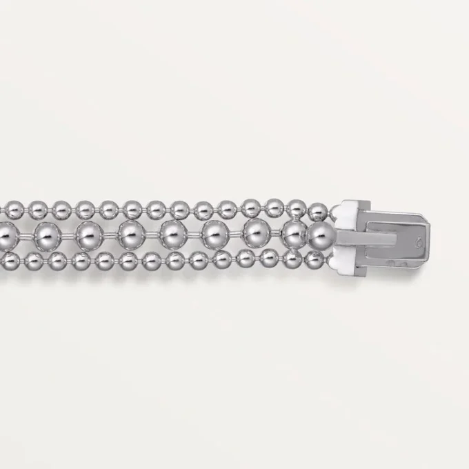 Bracciale Panthere De Cartier, su catena, semi-pavé