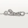 Bracciale Panthere De Cartier, su catena, semi-pavé