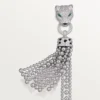 Bracciale Panthere De Cartier, su catena, semi-pavé