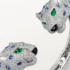 Bracciale Panthere De Cartier, zaffiro, pavé