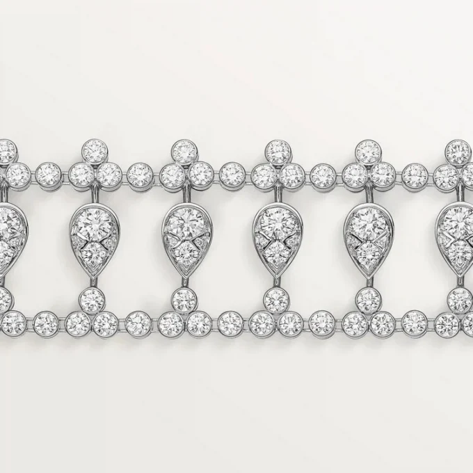 Bracciale Pluie De Cartier – Oro bianco, diamanti – Cartier