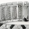 Bracciale rigido Panthere De Cartier, smeraldo, pavé