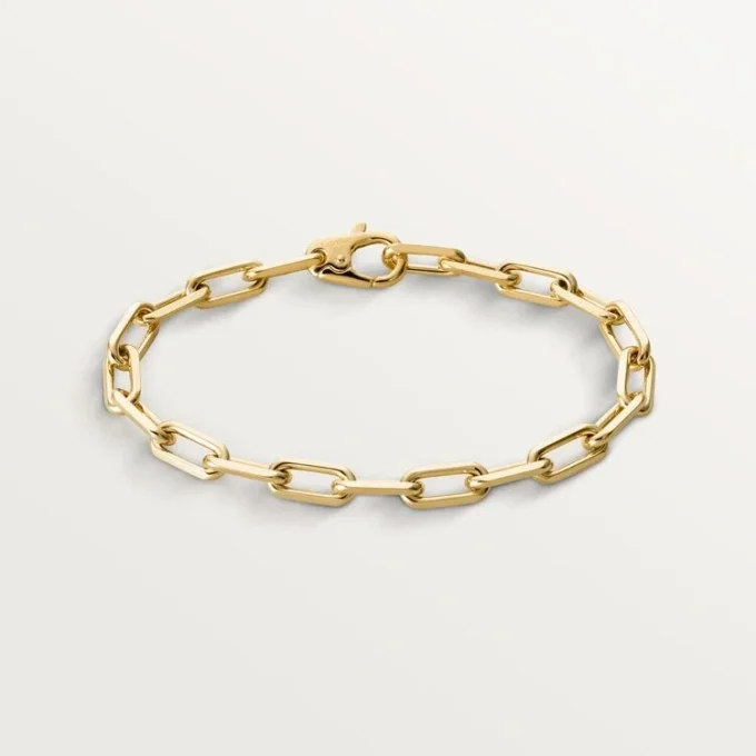Bracciale Santos De Cartier, catena, modello medio