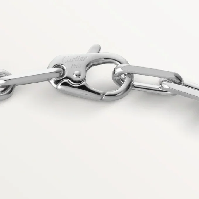 Bracciale Santos De Cartier, catena, modello medio