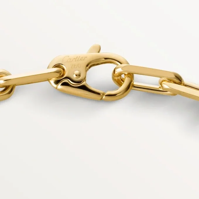 Bracciale Santos De Cartier, catena, modello medio