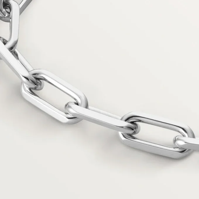 Bracciale Santos De Cartier, catena, modello medio