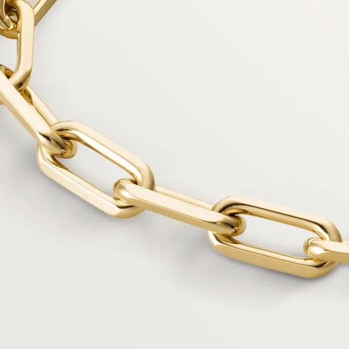 Bracciale Santos De Cartier, catena, modello medio