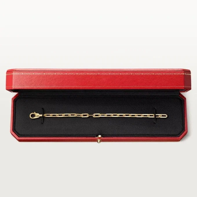 Bracciale Santos De Cartier, catena, modello medio