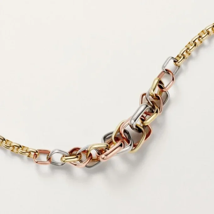Bracciale Trinity, a forma di cuscino