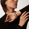 Bracciale Trinity, a forma di cuscino