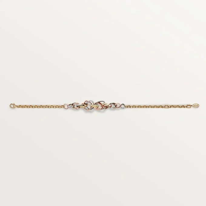 Bracciale Trinity, a forma di cuscino