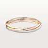 Bracciale Trinity in oro tricolore, modello classico | Cartier Us