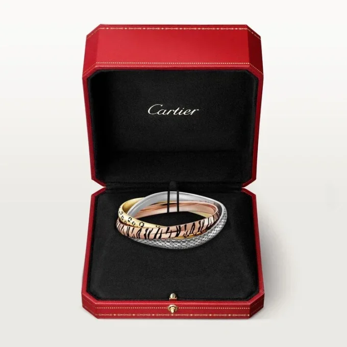 Bracciale Trinity, laccato, diamanti