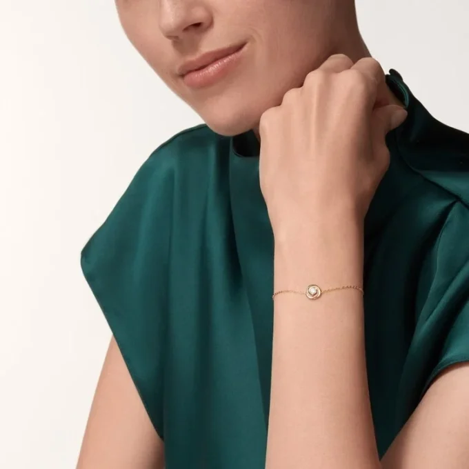 Bracciale Trinity, su catena, 1 diamante