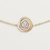 Bracciale Trinity, su catena, 1 diamante