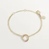 Bracciale Trinity, su catena, diamanti