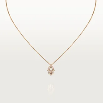 Ciondolo Cuori e Simboli – Oro rosa, diamanti – Cartier