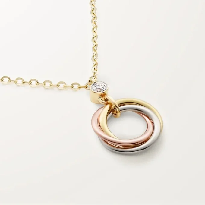 Ciondolo Trinity, 1 diamante