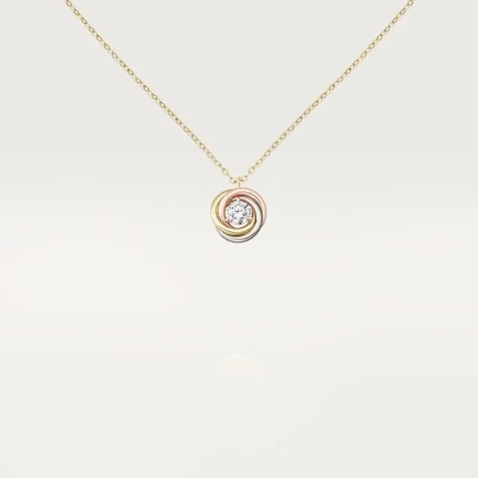 Ciondolo Trinity, 1 diamante